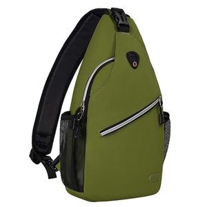 💐Mosiso Sling Backpack Crossbody Bag Army Green